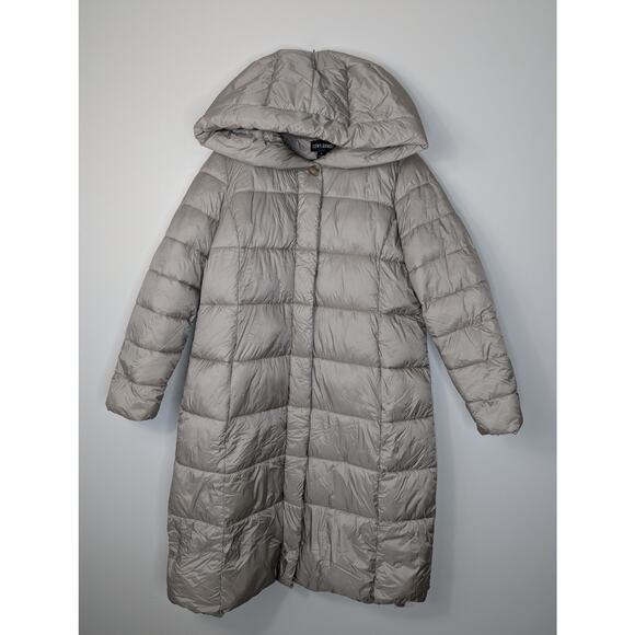 NWOT Centigrade Knee Length Puffer Coat in Champagne - Picture 2 of 8